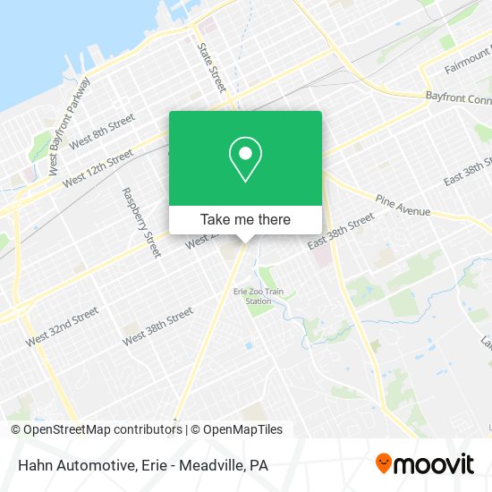 Mapa de Hahn Automotive