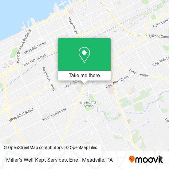 Miller's Well-Kept Services map