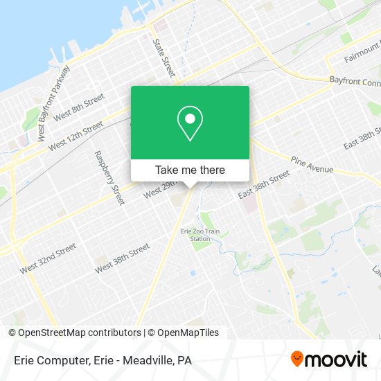 Erie Computer map