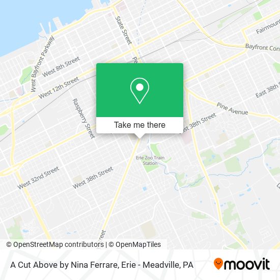 A Cut Above by Nina Ferrare map