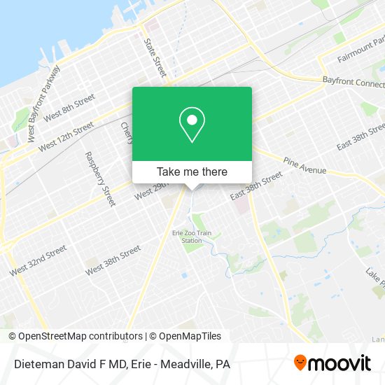 Dieteman David F MD map