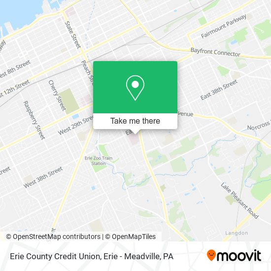 Erie County Credit Union map