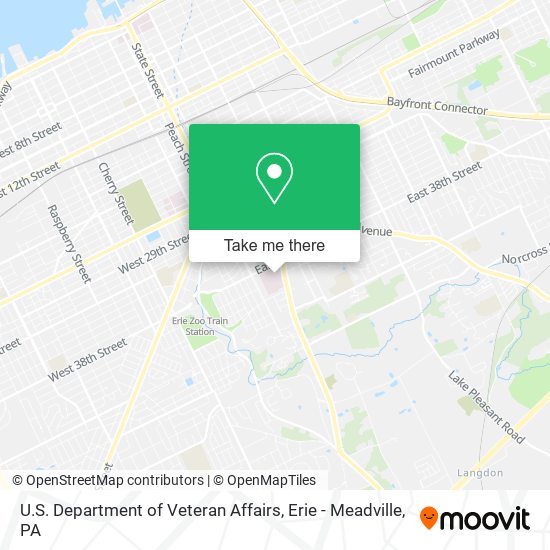 Mapa de U.S. Department of Veteran Affairs
