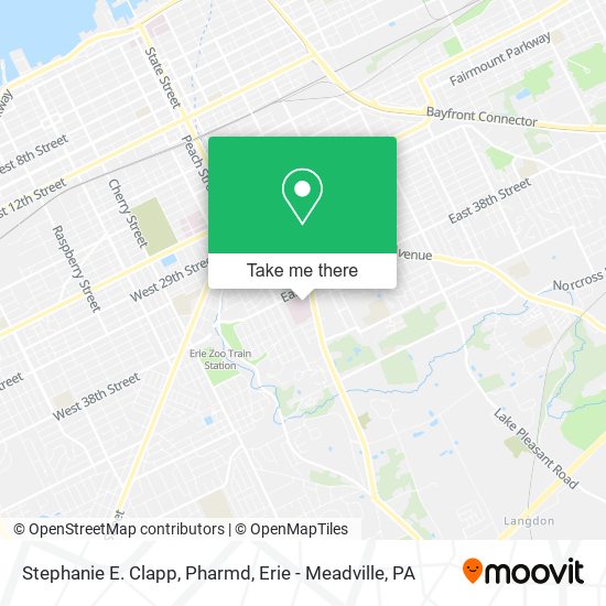 Mapa de Stephanie E. Clapp, Pharmd