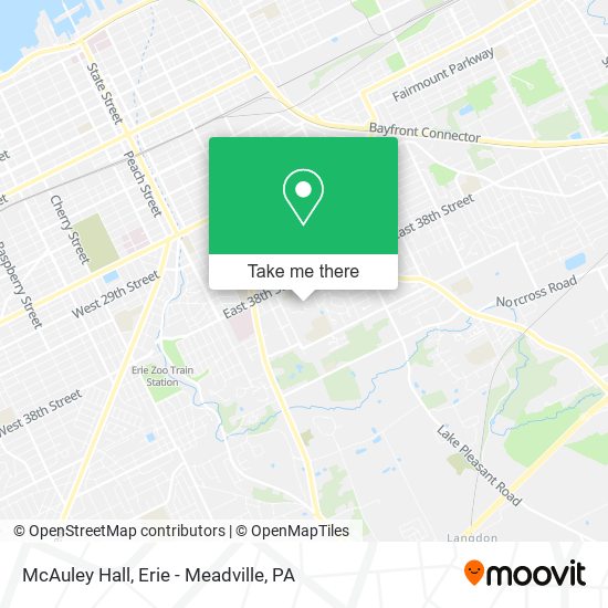 McAuley Hall map