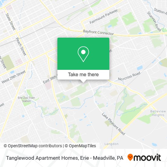 Tanglewood Apartment Homes map