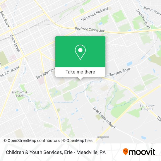 Children & Youth Services map