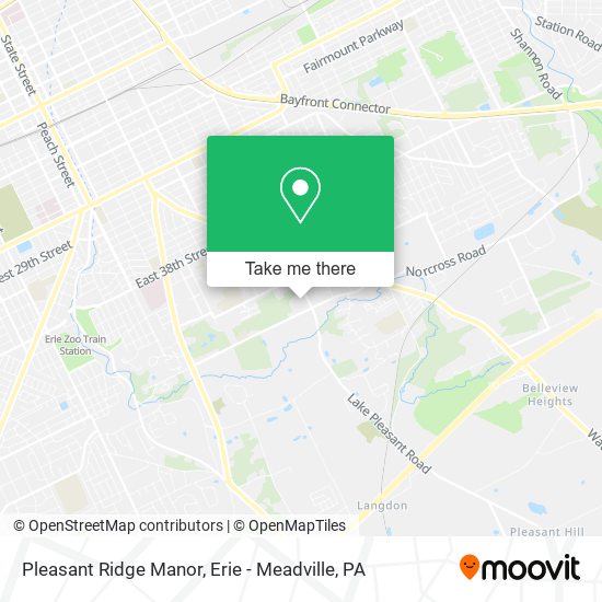 Pleasant Ridge Manor map