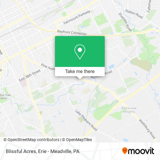 Blissful Acres map