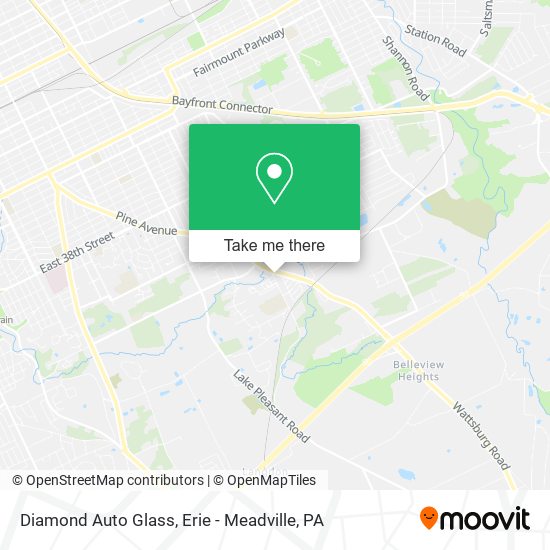 Diamond Auto Glass map