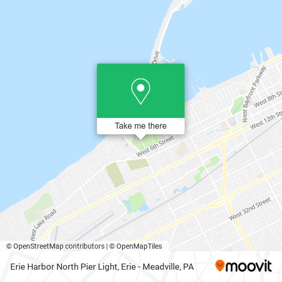 Mapa de Erie Harbor North Pier Light