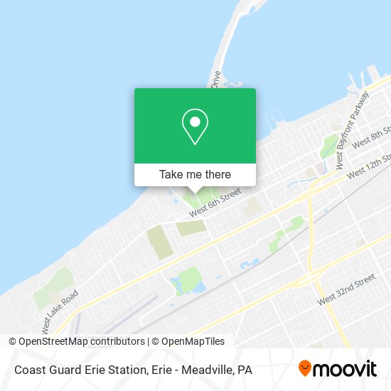 Mapa de Coast Guard Erie Station