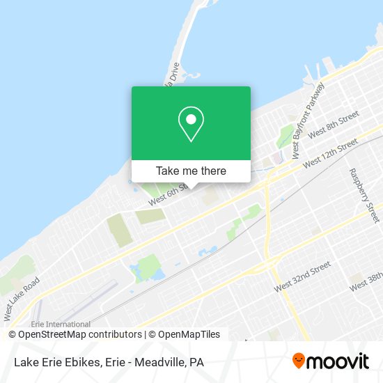 Mapa de Lake Erie Ebikes