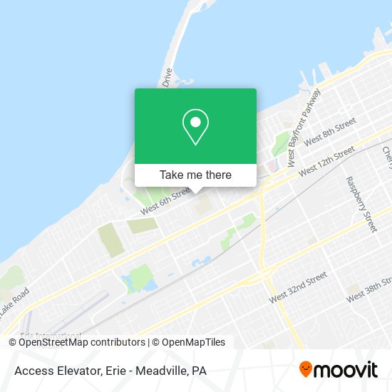 Access Elevator map