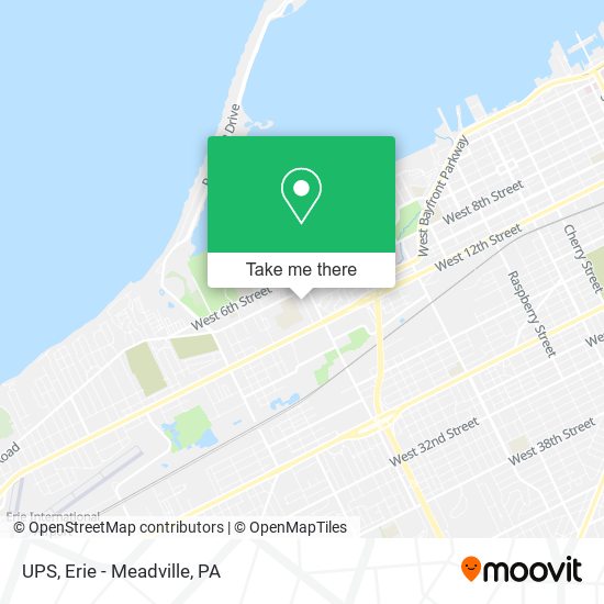 UPS map