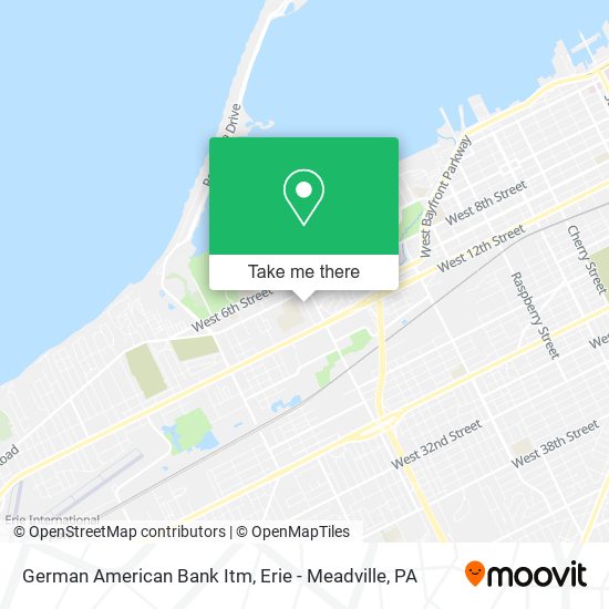 German American Bank Itm map