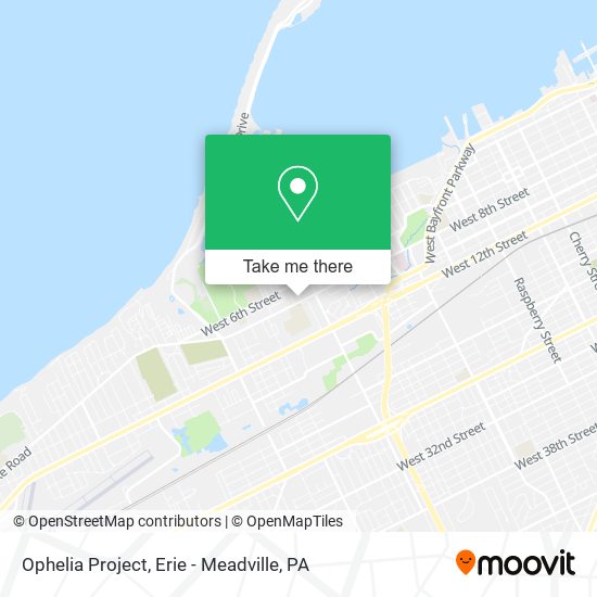 Ophelia Project map