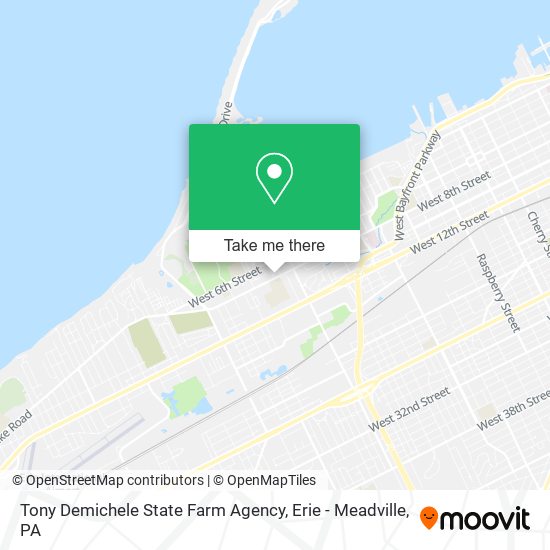 Tony Demichele State Farm Agency map