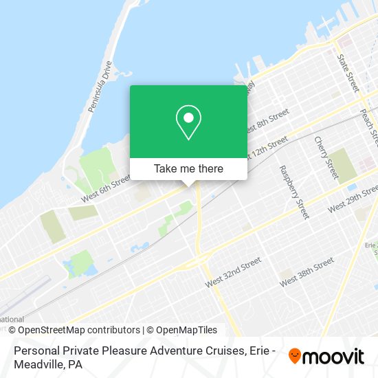 Personal Private Pleasure Adventure Cruises map