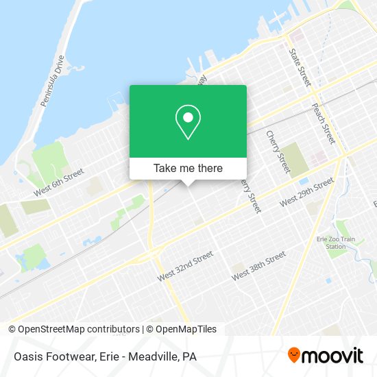 Oasis Footwear map