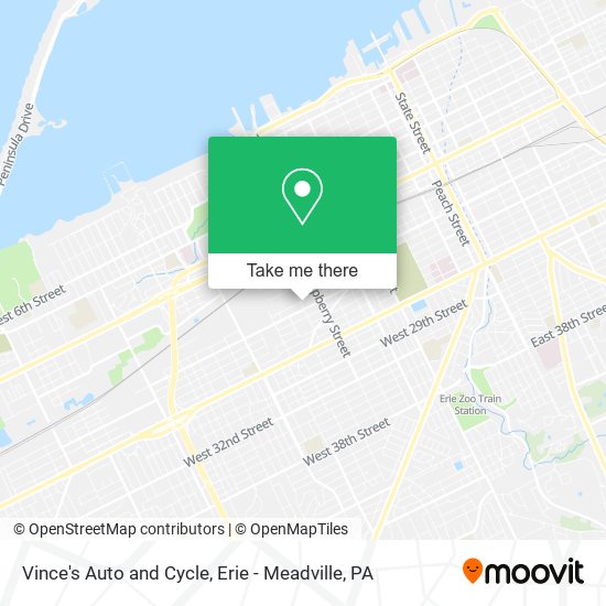 Vince's Auto and Cycle map