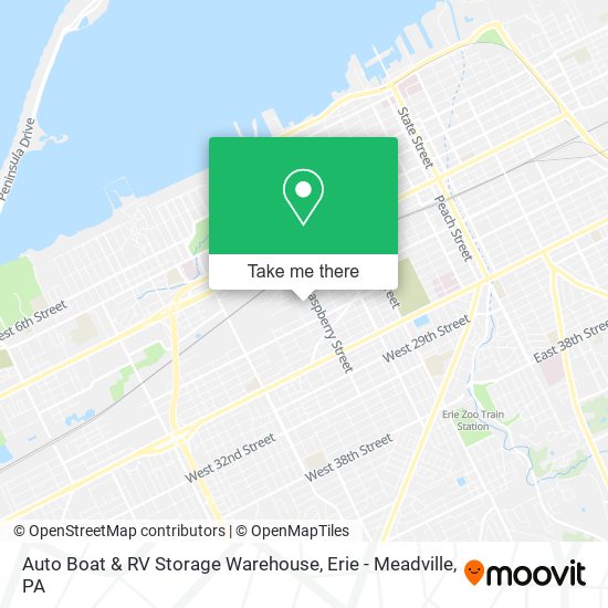 Auto Boat & RV Storage Warehouse map