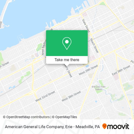 Mapa de American General Life Company