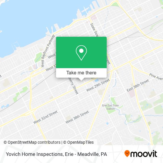 Mapa de Yovich Home Inspections
