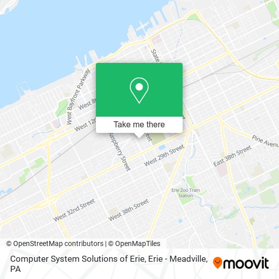Computer System Solutions of Erie map