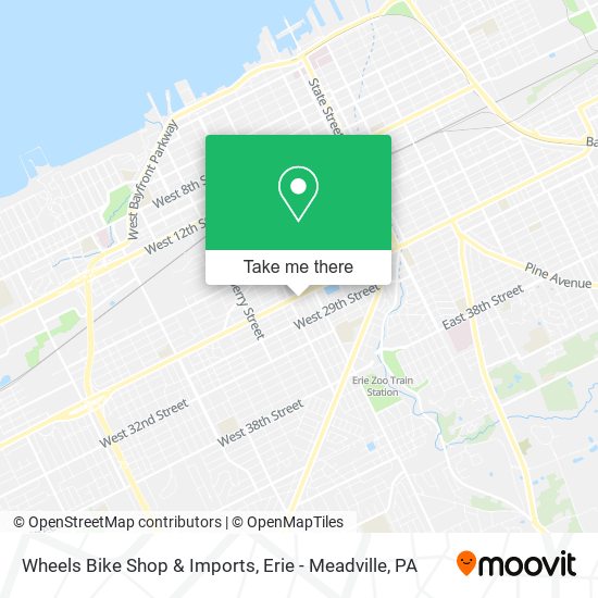 Wheels Bike Shop & Imports map