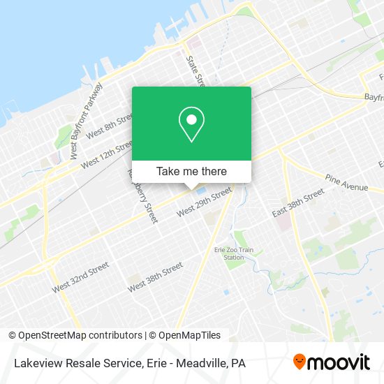 Lakeview Resale Service map