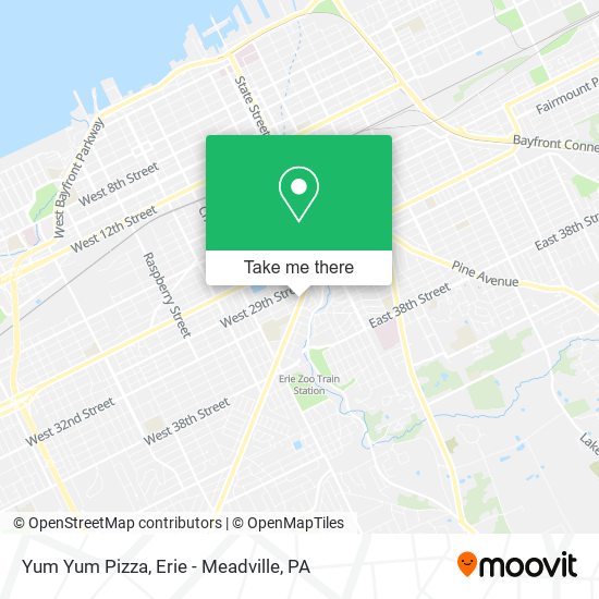 Yum Yum Pizza map