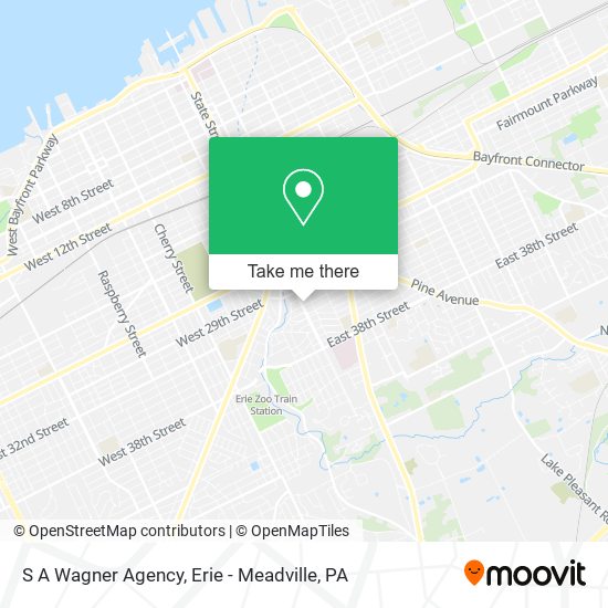 Mapa de S A Wagner Agency