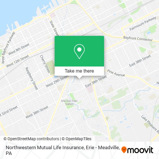 Northwestern Mutual Life Insurance map