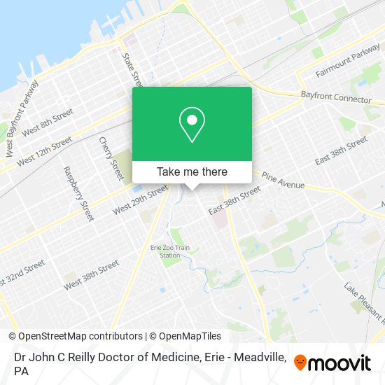 Dr John C Reilly Doctor of Medicine map