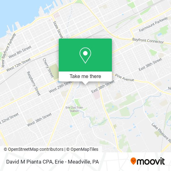 David M Pianta CPA map