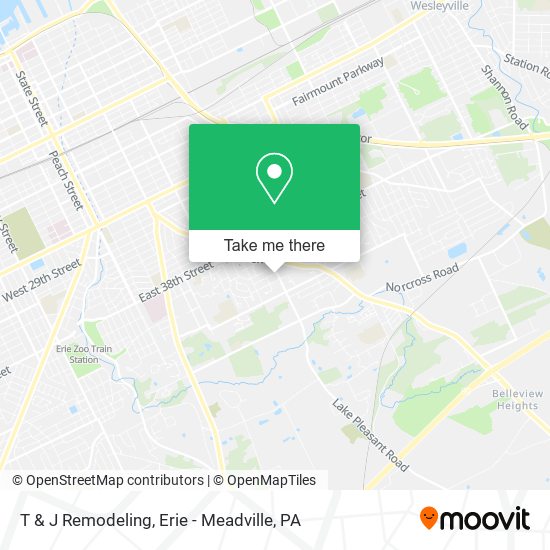 T & J Remodeling map