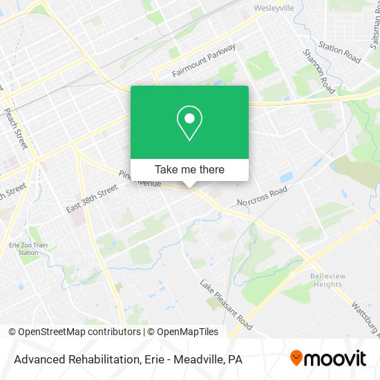 Mapa de Advanced Rehabilitation
