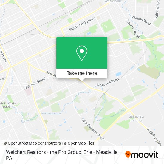 Mapa de Weichert Realtors - the Pro Group
