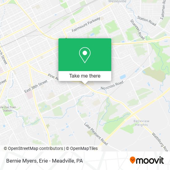 Mapa de Bernie Myers