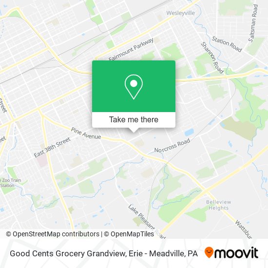 Good Cents Grocery Grandview map