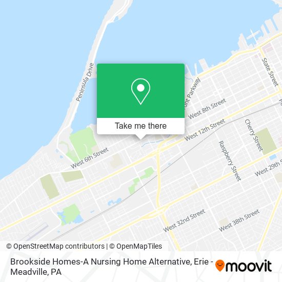 Brookside Homes-A Nursing Home Alternative map