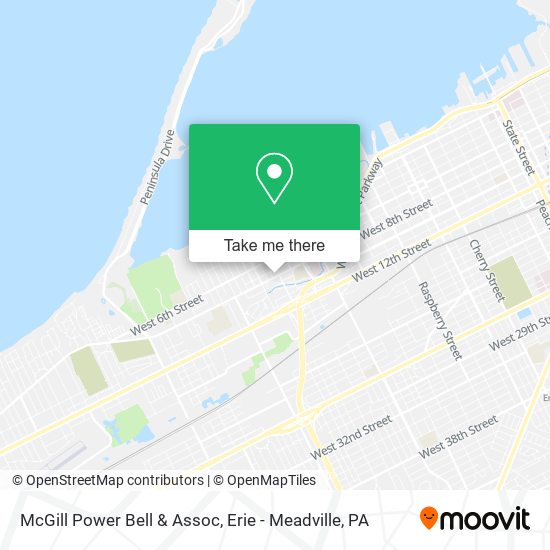 McGill Power Bell & Assoc map