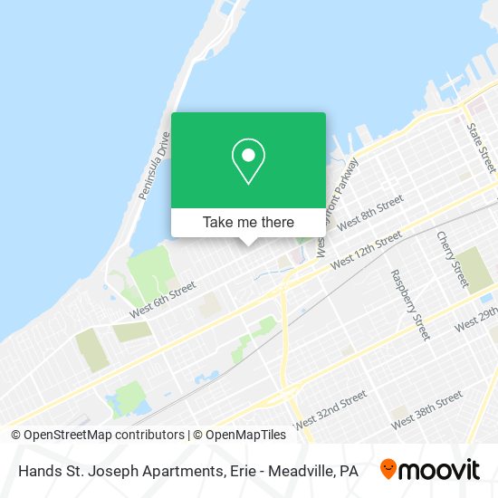 Hands St. Joseph Apartments map