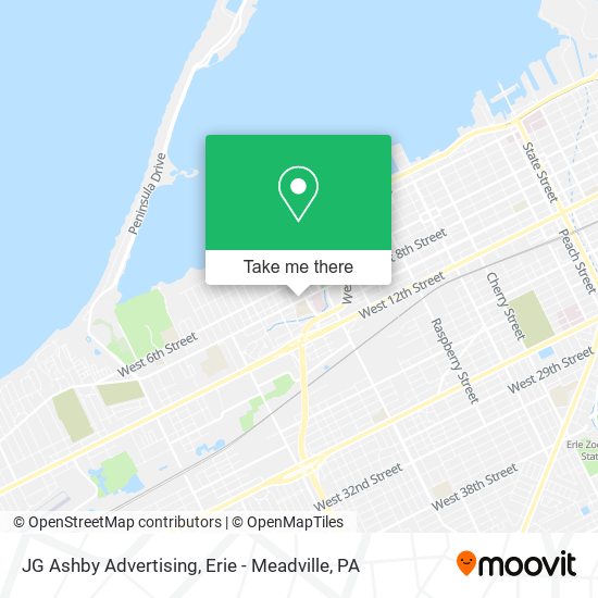Mapa de JG Ashby Advertising
