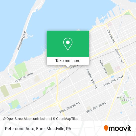 Mapa de Peterson's Auto