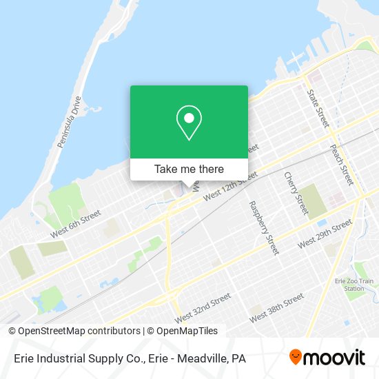 Erie Industrial Supply Co. map