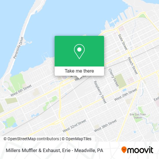 Millers Muffler & Exhaust map