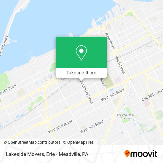Lakeside Movers map
