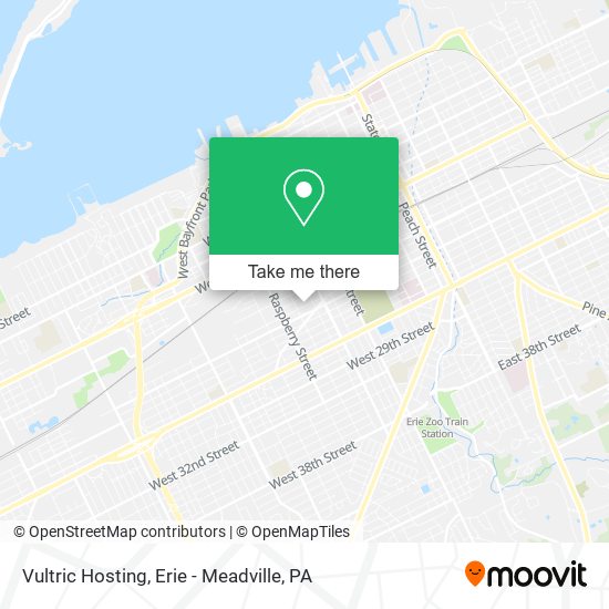 Vultric Hosting map